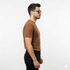 Premium Brown Cotton T-Shirt