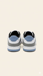 Men’s Urban Low-Top Sneakers – Blue & White Sport Casual Shoes