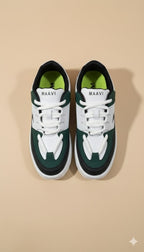 Green & White Casual Sneakers