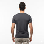 Men’s Premium Slim-Fit Cotton T-Shirt – Charcoal Grey